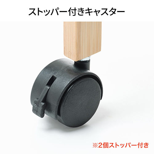 マルチワゴン(3段・キャスター付き・スリム・キッチン・ランドリー・すき間・収納・木製・白)