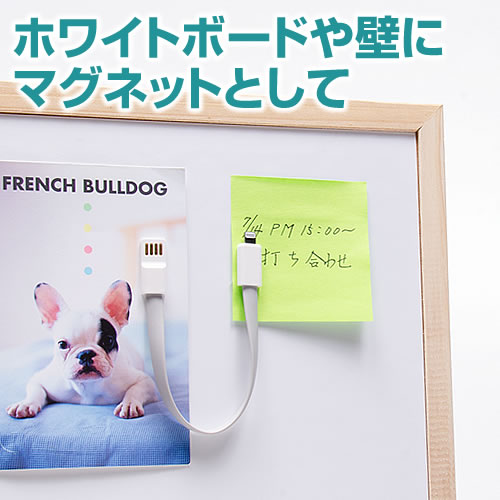 【在庫処分SALE】ライトニングケーブル（マグネット付）