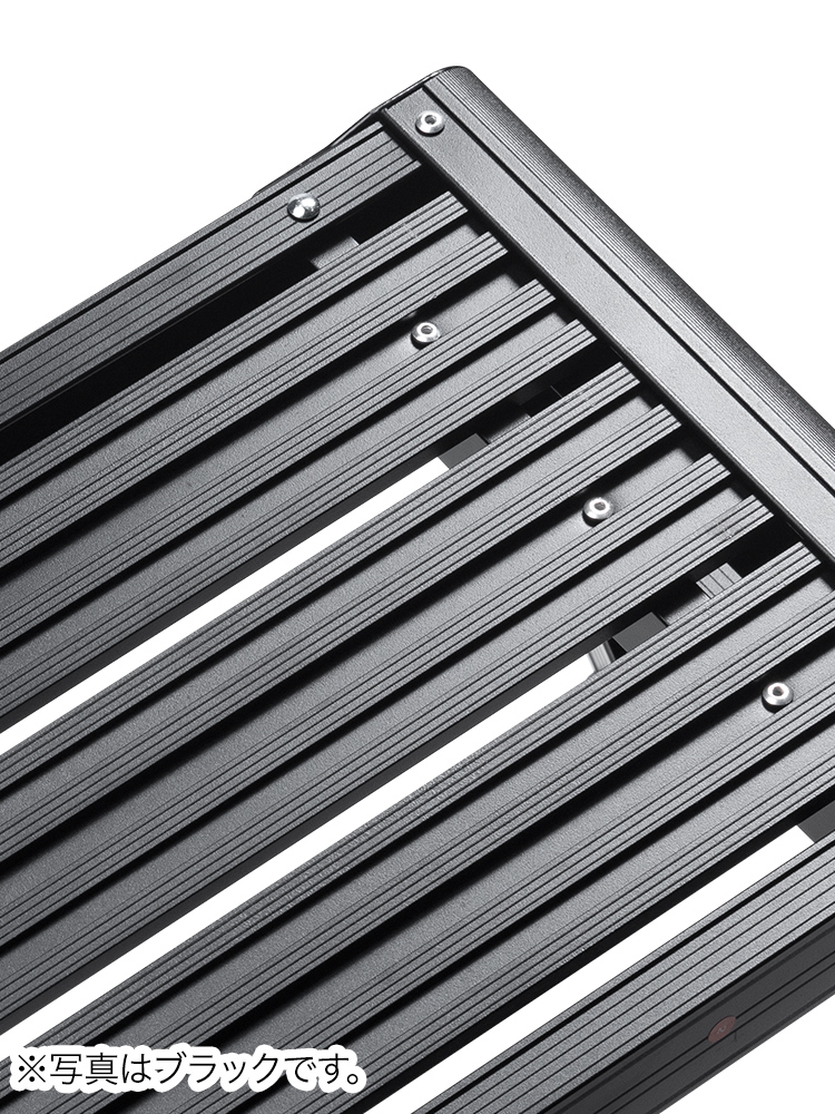 【足場台】洗車に便利折りたたみ軽量50cm耐荷重150kgアルミ カーキ