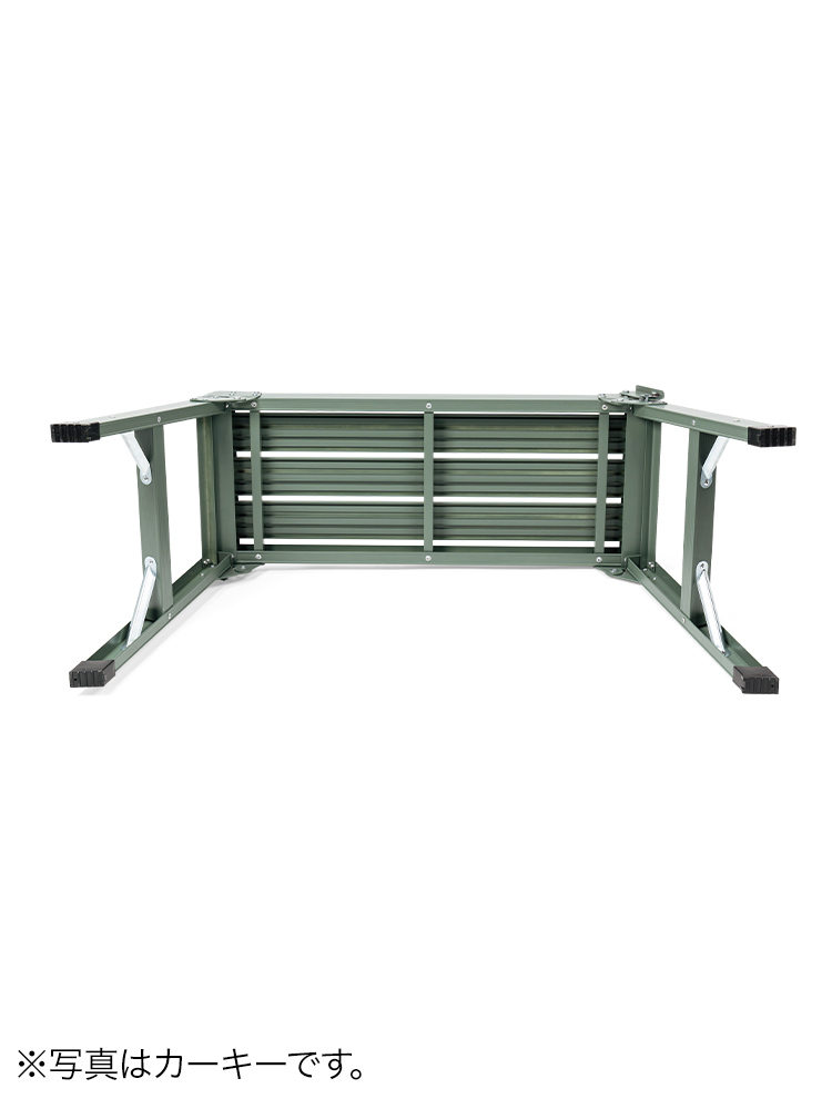 【足場台】洗車に便利折りたたみ軽量50cm耐荷重150kgアルミ ベージュ