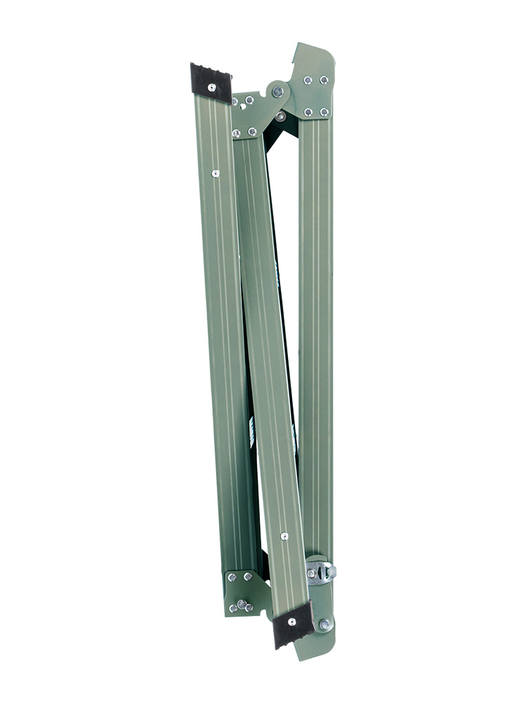 【足場台】洗車に便利軽量折りたたみ高さ70cm耐荷重150kgアルミ カーキ