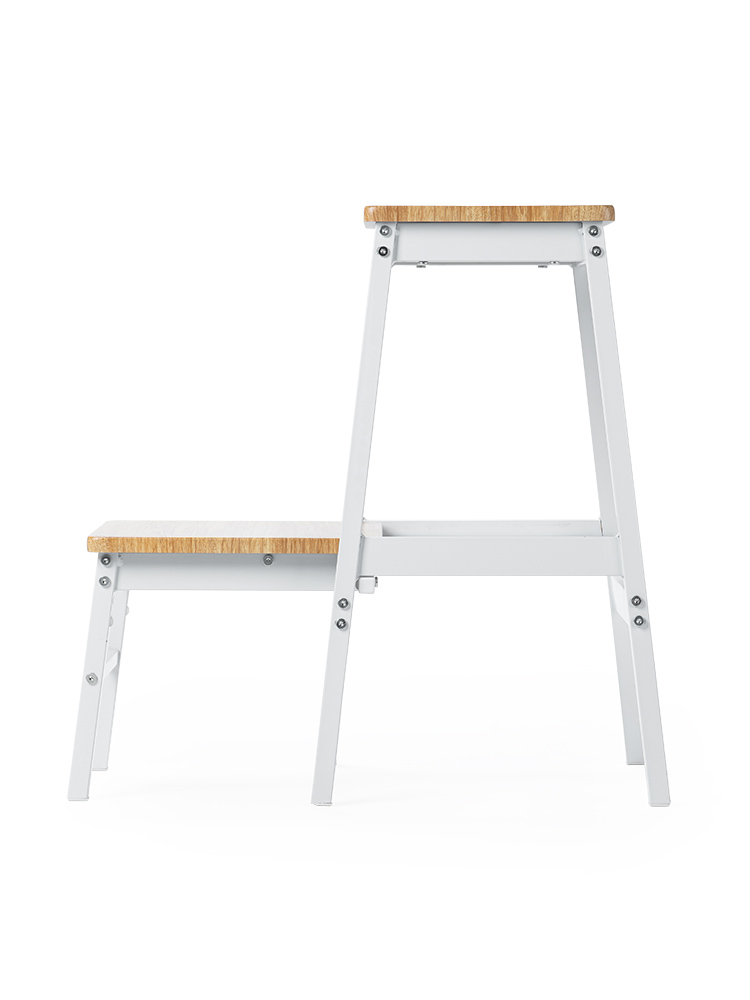 踏み台・2段ステップ台 | 引き出し式・耐荷重100kg・ディスプレイ台やスツールとしても使えます