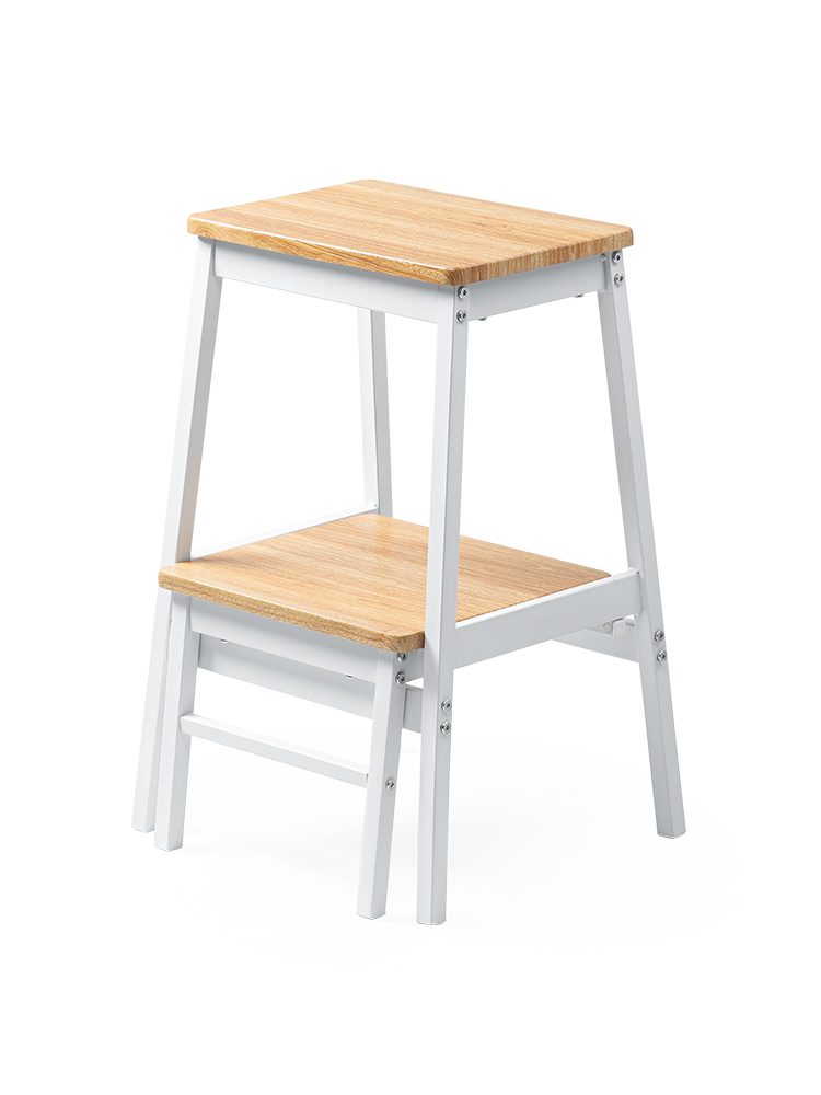 踏み台・2段ステップ台 | 引き出し式・耐荷重100kg・ディスプレイ台やスツールとしても使えます