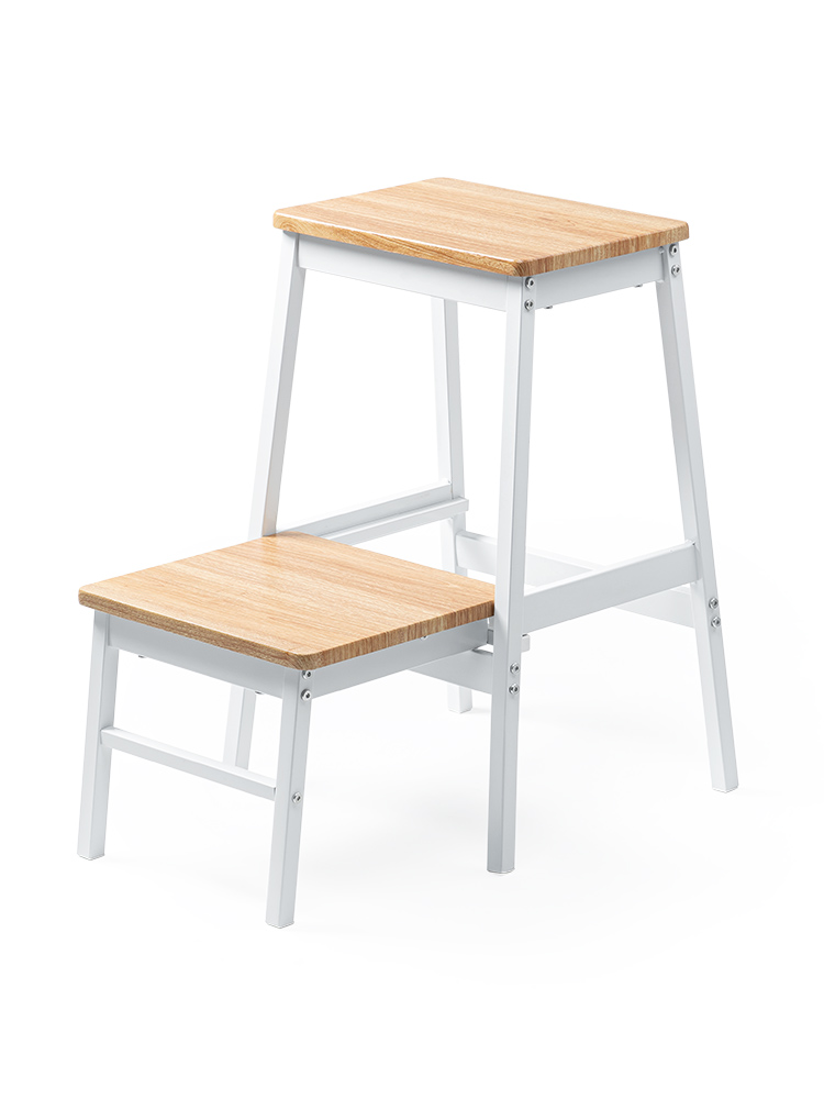 踏み台・2段ステップ台 | 引き出し式・耐荷重100kg・ディスプレイ台やスツールとしても使えます