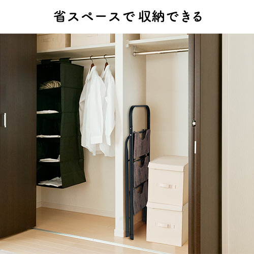 脚立（3段・折りたたみ・収納・インテリア・踏み台・梯子・安全・高さ・室内・洗車・滑り止め・持ち運び・トラック・プレゼント・ブラウン