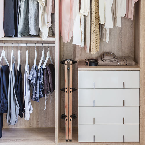 3段踏み台（脚立・ステップ・折りたたみ・アルミ製・軽い・収納・インテリア・木目・ブラウン・ベージュ・おすすめ）