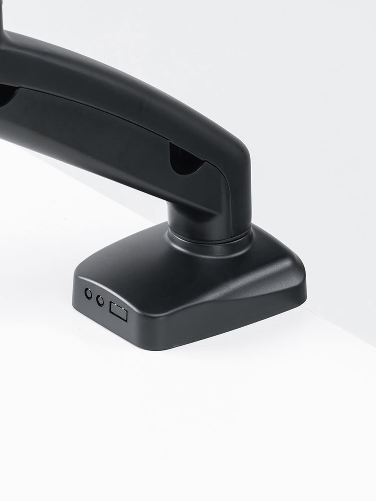 モニターアーム｜32インチ・メカ式・省スペーススリムクランプ・上下/左右/回転