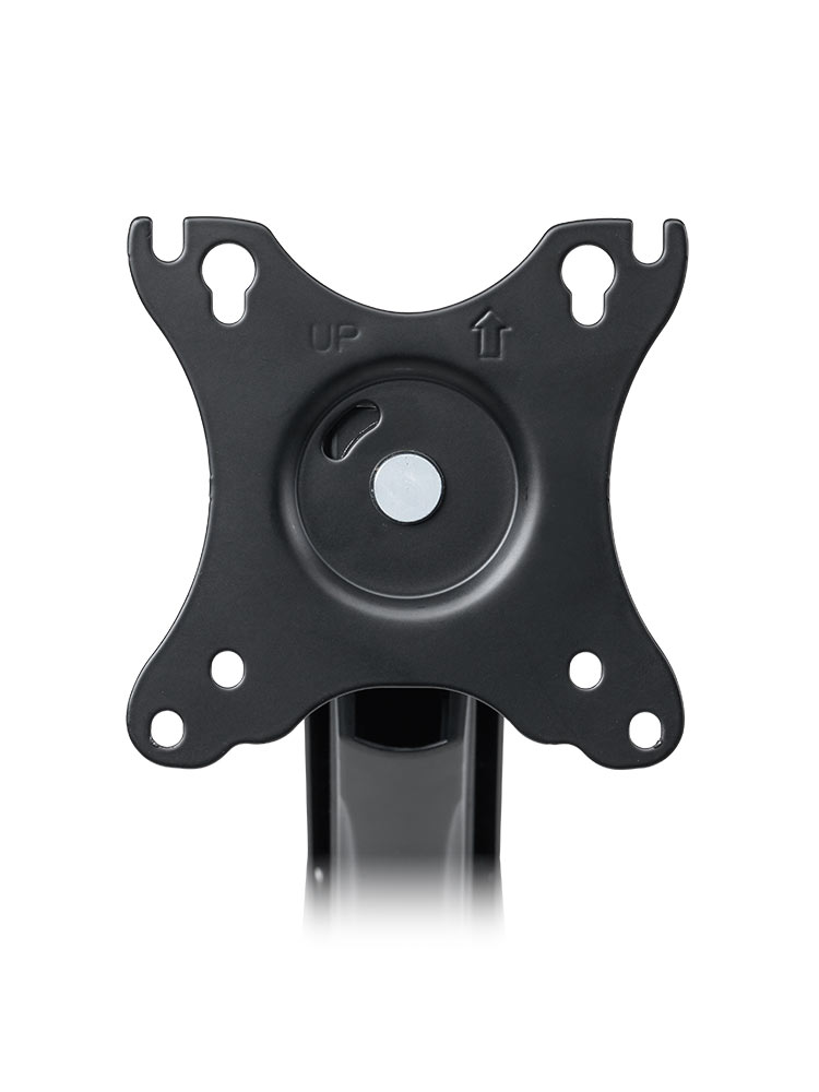 モニターアーム｜32インチ・メカ式・省スペーススリムクランプ・上下/左右/回転