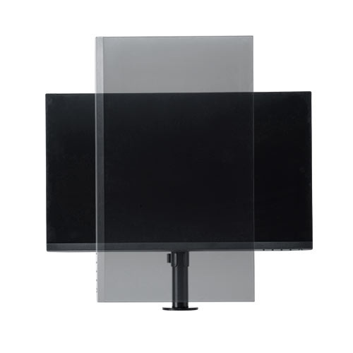 モニターアーム(机・クランプ・縦・高さ調整・前後・左右・上下・回転・シングル・1画面)