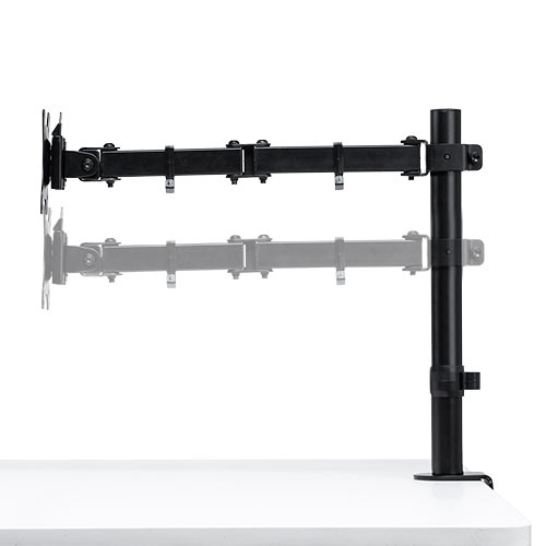 モニターアーム（机・クランプ・縦・高さ調整・前後・左右・上下・回転・シングル・1画面）