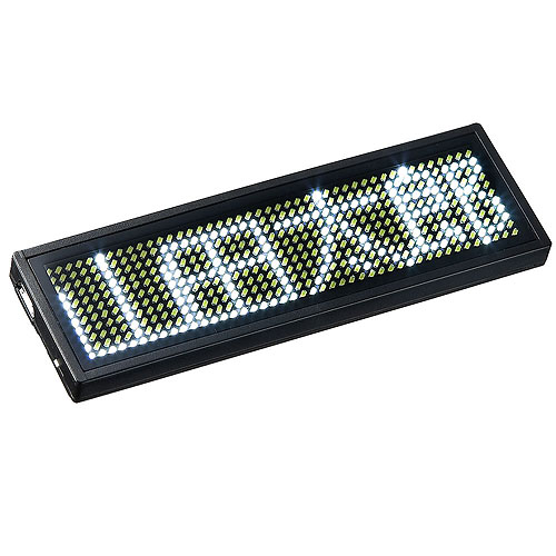 在庫処分SALE】LEDネームプレート（メッセージ・名札・電光掲示板