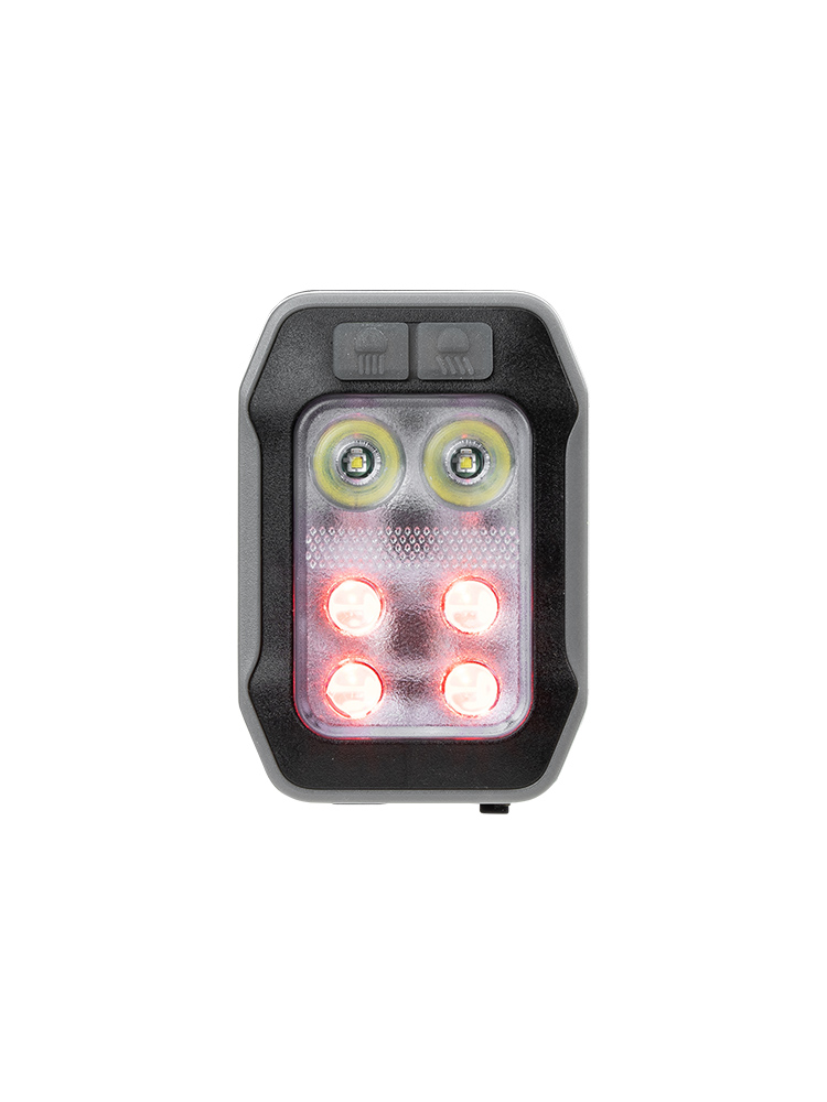 充電式LEDライト／点灯・点滅モード／夜間ウォーキングや作業用