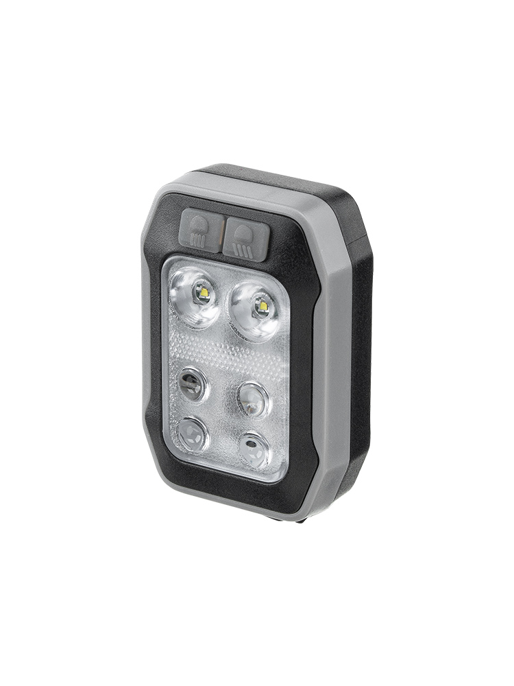 充電式LEDライト／点灯・点滅モード／夜間ウォーキングや作業用