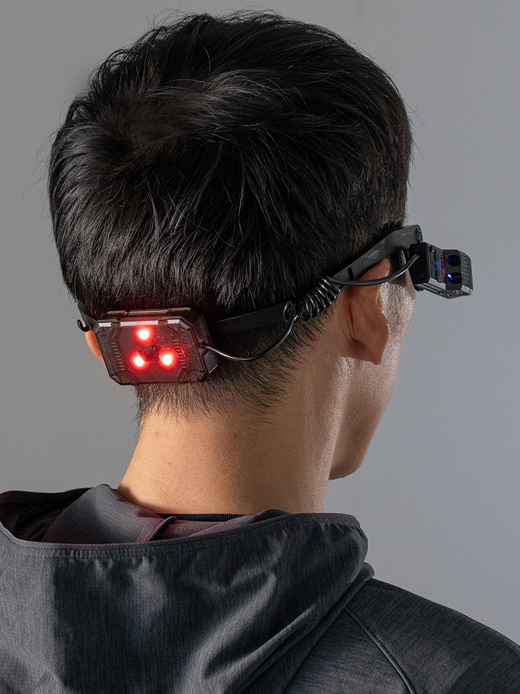 【便利】手かざしで簡単操作!耳・首掛け対応の充電式LEDヘッドライト
