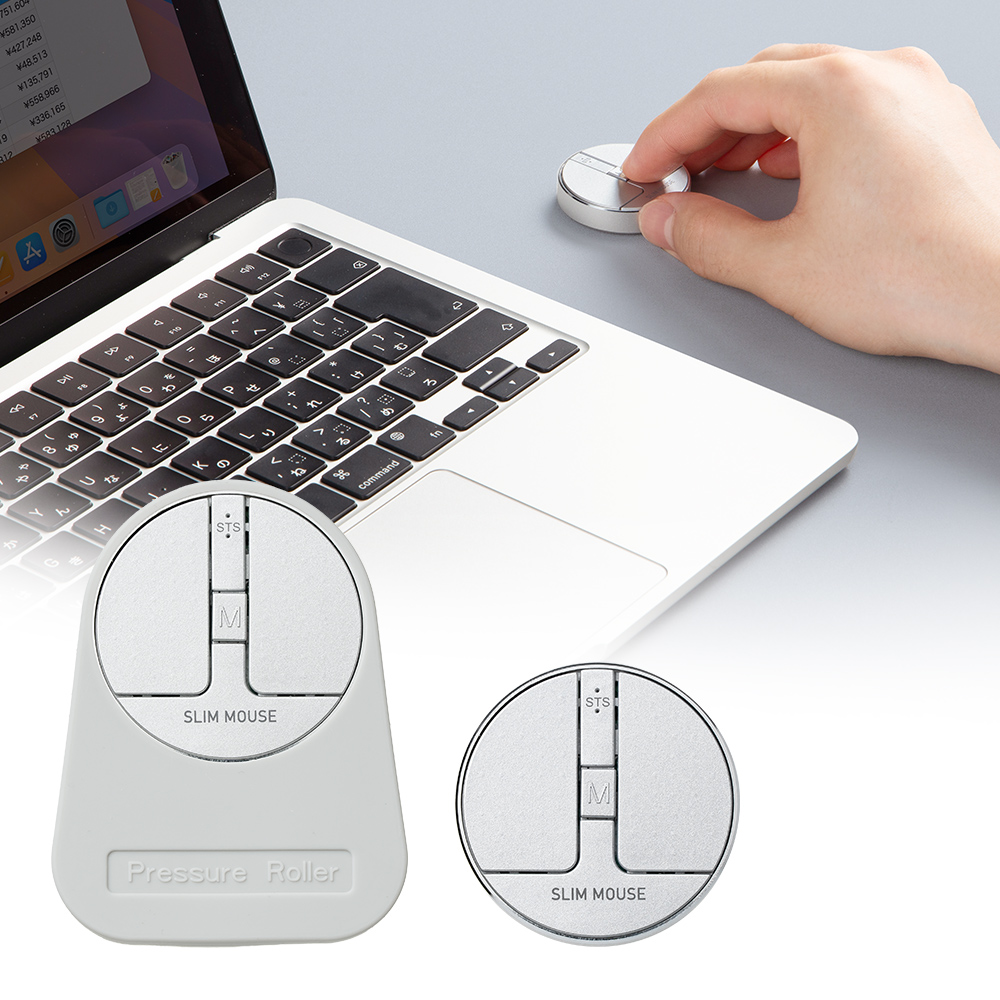 小型マウス Bluetooth ワイヤレス｜携帯に便利な超薄型 静音・充電式モバイルマウス