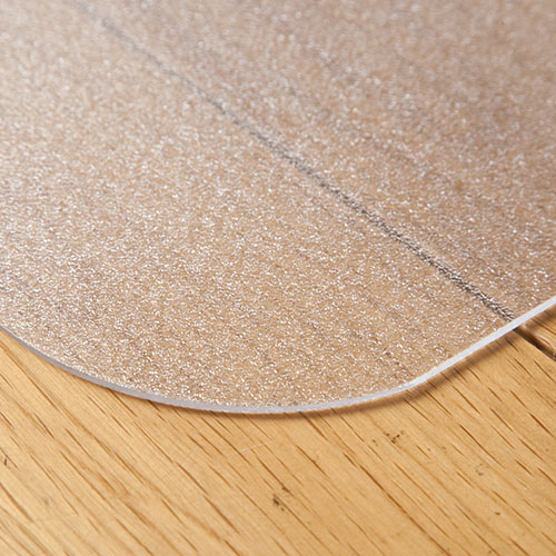 チェアマット（ポリカーボネート製・半透明・大型タイプ・2分割）