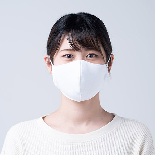 立体マスク（吸水速乾・丸ゴム・二重構造・日本製・Mサイズ）