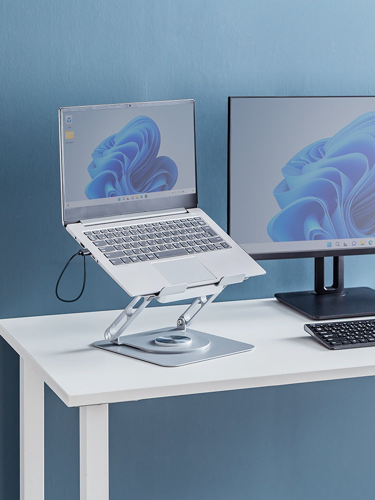 静音＆冷却！調節自在の折りたたみ対応ノートPCスタンド