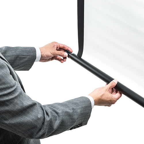 プロジェクタースクリーン 100インチワイド（16：9・HD・壁掛け