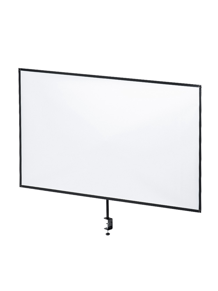 机固定クランプ式90インチプロジェクタースクリーン | 持ち運び