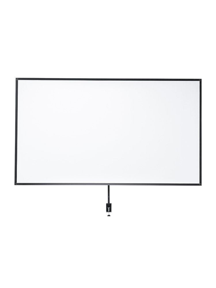 机固定クランプ式90インチプロジェクタースクリーン | 持ち運び