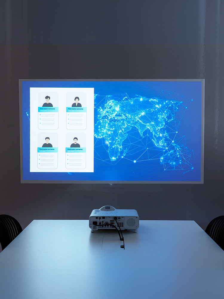 【プロジェクタースクリーン】超短焦点対応マグネット式 80インチ