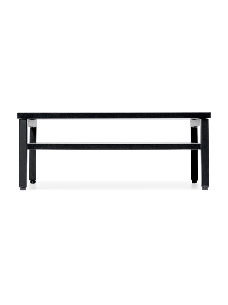 プリンター台 複合機 ラック 卓上 50×40cm 収納 2段 A4用紙収納 省スペース ブラック