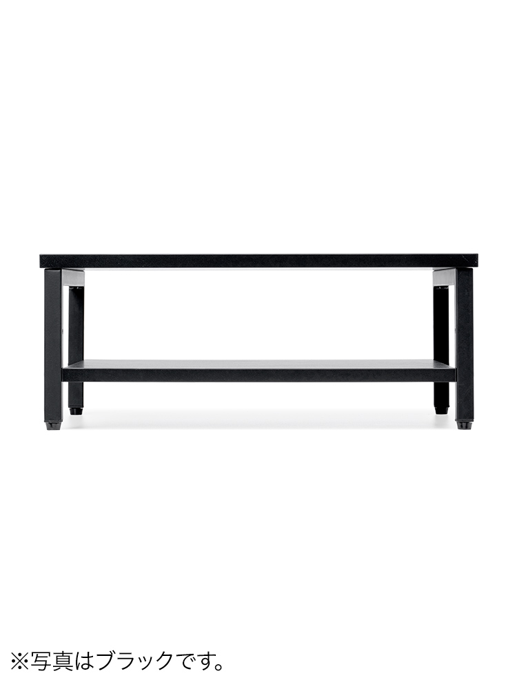 プリンター台 複合機 ラック 卓上 50×40cm 収納 2段 A4用紙収納 省スペース ホワイト