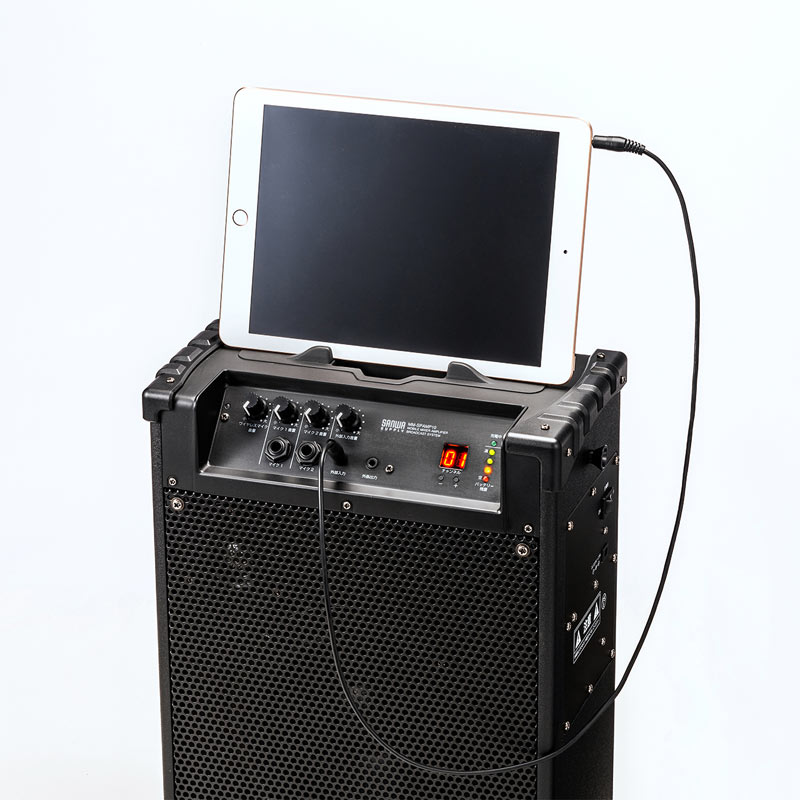 拡声器（拡声器スピーカー・ワイヤレスマイク付き・選挙・バッテリー内蔵・イベント・ブラック）