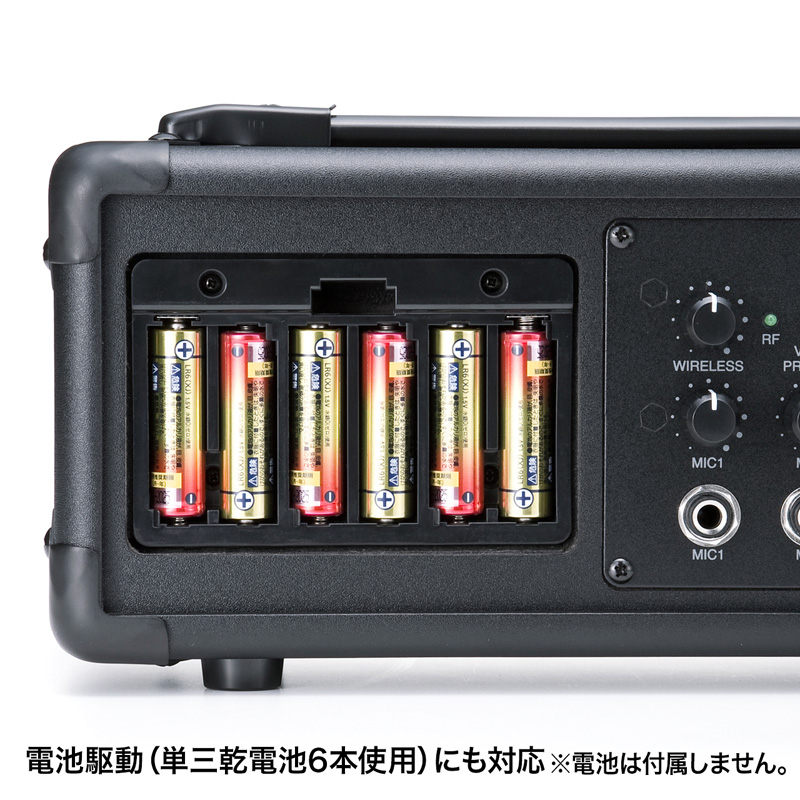 拡声器（ワイヤレス・マイク付き・20w・選挙・会議・講演・自衛隊・イベント)