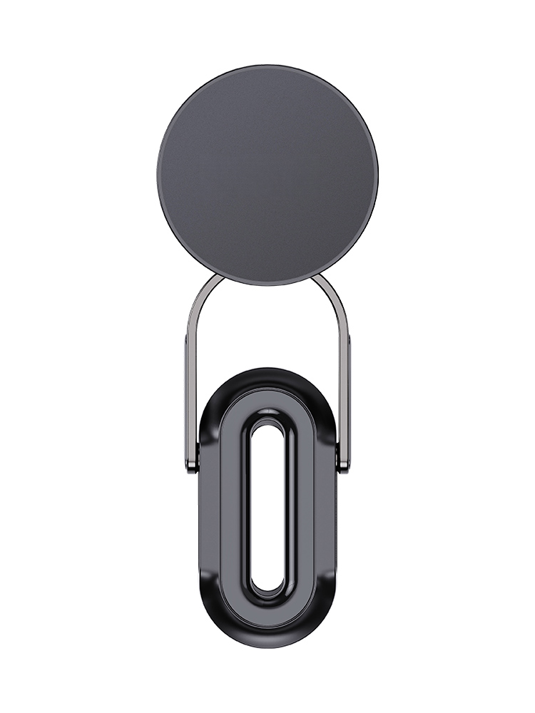 MagSafe対応スマホスタンド/両面マグネット・折りたたみ/位置調整しやすい設計