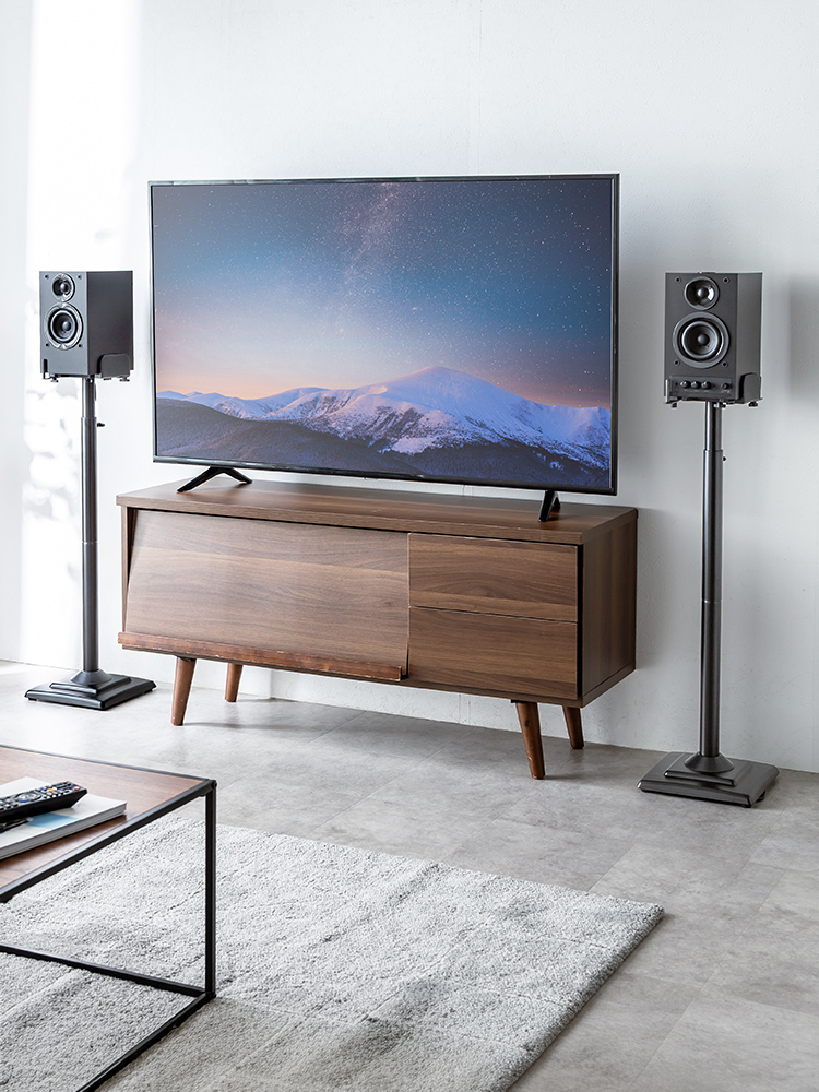 音の定位を整えるスピーカースタンド – 大型スピーカー・拡声器対応＆配線スッキリ設計