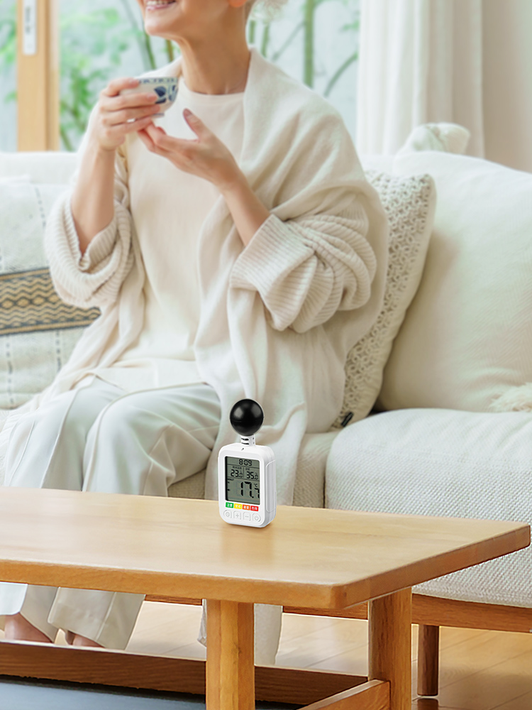 【WBGT対応】デジタル温湿度計 | 高精度で危険値アラーム付き、屋外でも使える