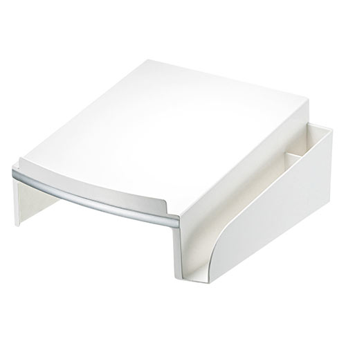 電話台（テレフォンスタンド・オフィス・机上・TEL台・白）EEX-TLA03W