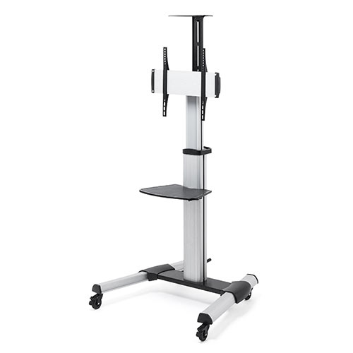 イーサプライ テレビスタンド EEX-TVS021 37〜75インチ対応 テレビスタンド｜業務用・キャスター・高さ調整・75/65インチ対応