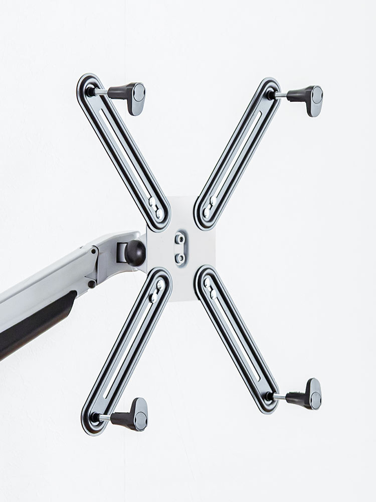 VESA非対応モニターをアーム化 マウントホルダー【13～27インチ対応】