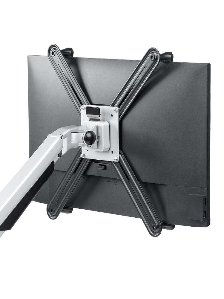 VESA非対応モニターをアーム化 マウントホルダー【13～27インチ対応】