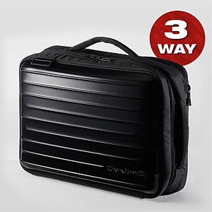 3WAYハードシェルバッグ（iPad5 (Air),iPad4対応・ブラック） EEZ