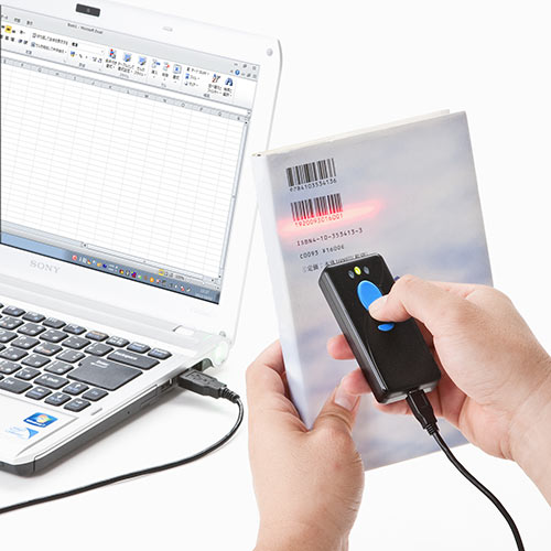 バーコードリーダー（無線・Bluetooth・メモリ内蔵）