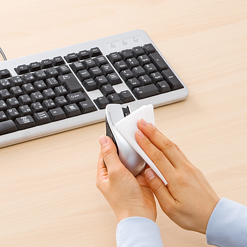 消毒ウェットタオル（ウェットティッシュ・殺菌効果・無香料・厚手タイプ・75枚・140×200mm）