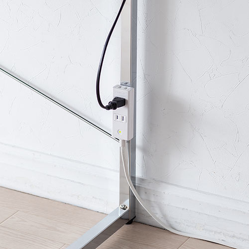 ワークデスク（シンプルデスク・ゲーミングデスク・平机・幅1200×奥行600・ブルー）