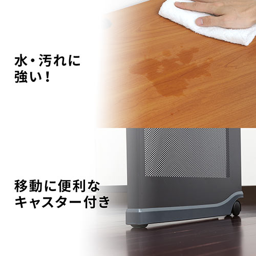 パソコンデスク（W900・キーボードスライダー付・中棚つき・木目）