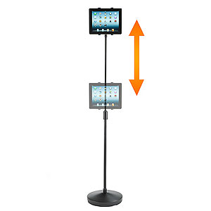 iPad・タブレットPCフロアスタンド（アームスタンド・床置設置・高さ