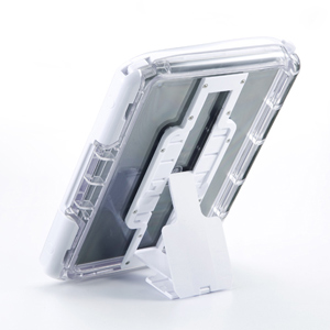 iPad miniケース 防水ハードケース スタンド機能 ストラップ付