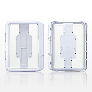 iPad miniケース 防水ハードケース スタンド機能 ストラップ付