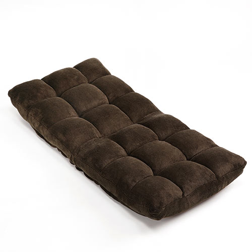 座イス（コンパクト・ふわふわ・リクライニング・背もたれ・低反発・ウレタン・クッション・あたたかい・在宅・茶色・おしゃれ・おすすめ) EEZ-SNC041BR