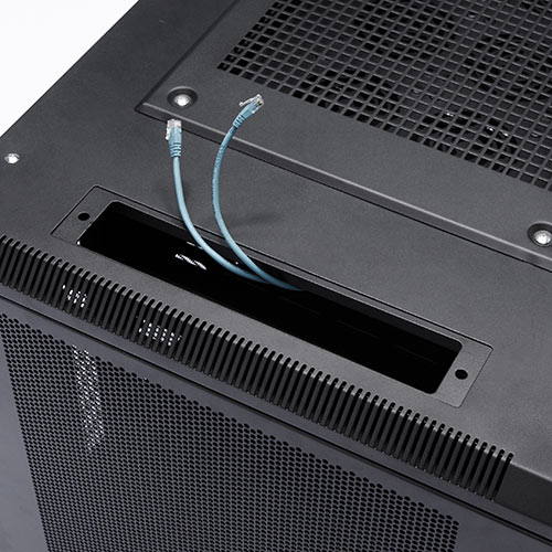 サーバーラック｜19インチマウント・24U・ハーフ・メッシュ扉対応