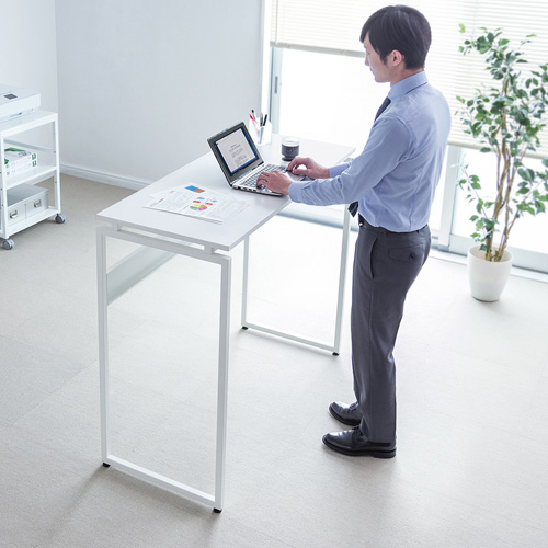 スタンディングデスク(スタンディングテーブル・ミーティングテーブル・オフィスワークテーブル・W1200・立ち作業)