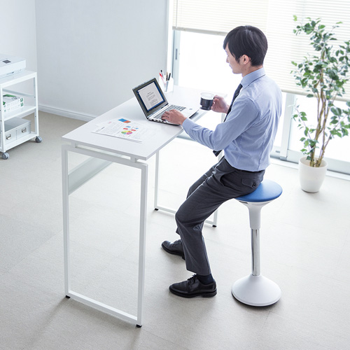 スタンディングデスク(スタンディングテーブル・ミーティングテーブル・オフィスワークテーブル・W1200・立ち作業)