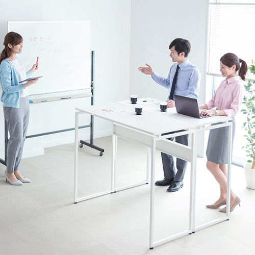 スタンディングデスク(スタンディングテーブル・ミーティングテーブル・オフィスワークテーブル・W1200・立ち作業)